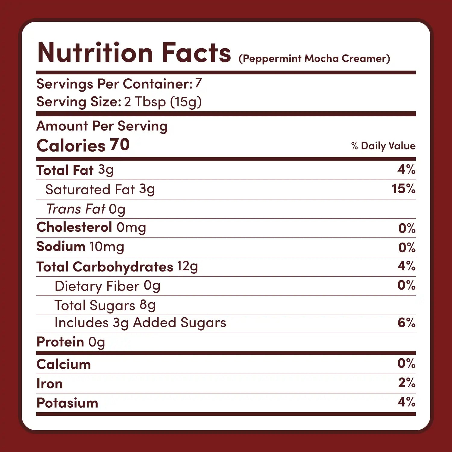 Peppermint Mocha Creamer Add-On (SPECIAL PRICING) - T4MI