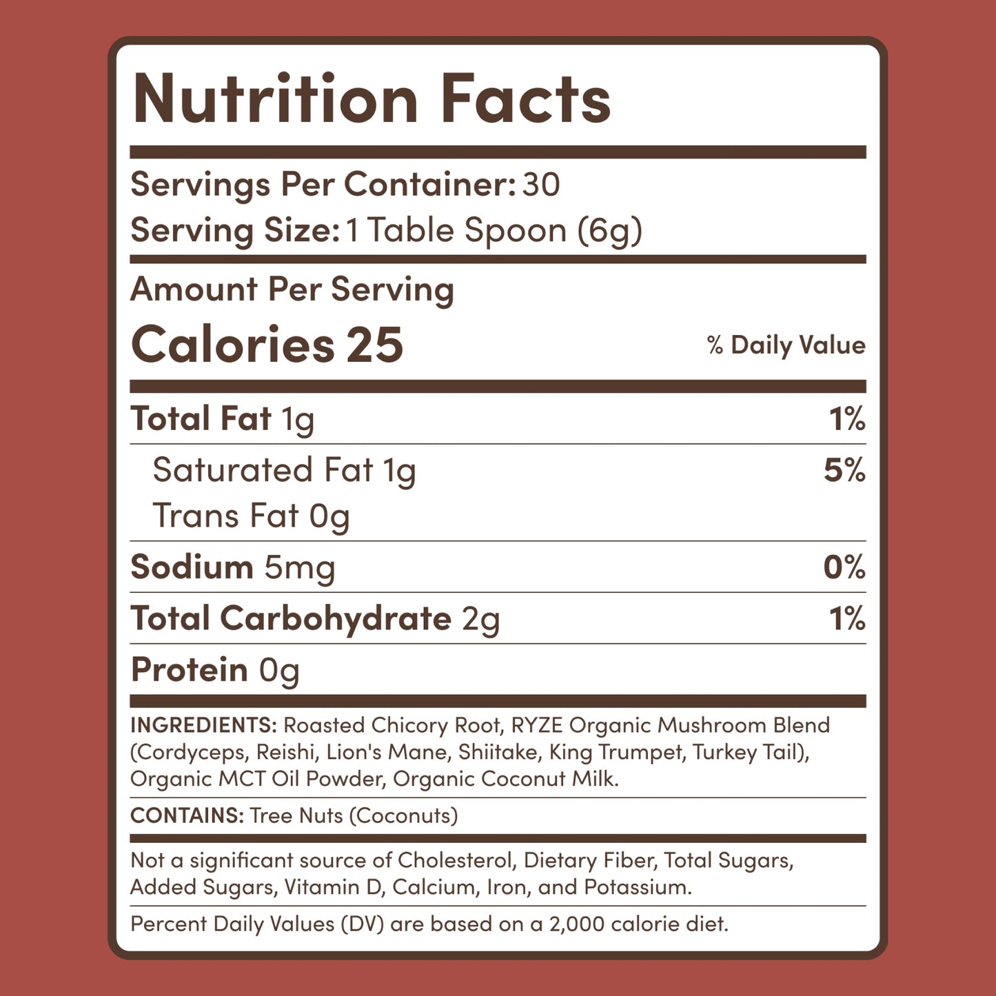 Mushroom Chicory (30 Servings) - 9GTS