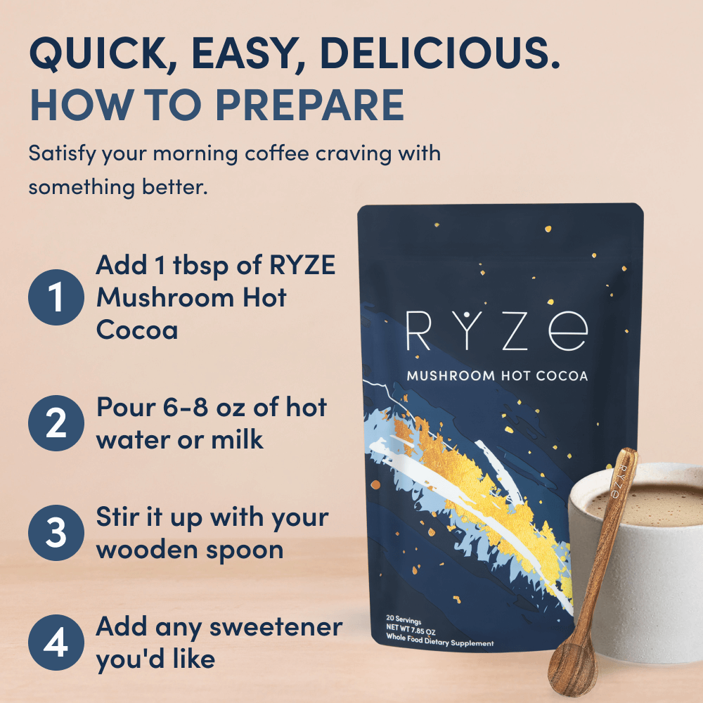 Mushroom Hot Cocoa (20 servings) - ZVOM