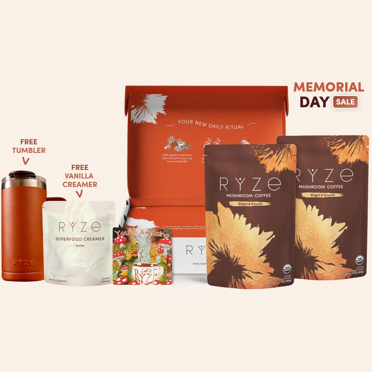Mushroom Coffee Starter Kit 60 Serving - EXNW