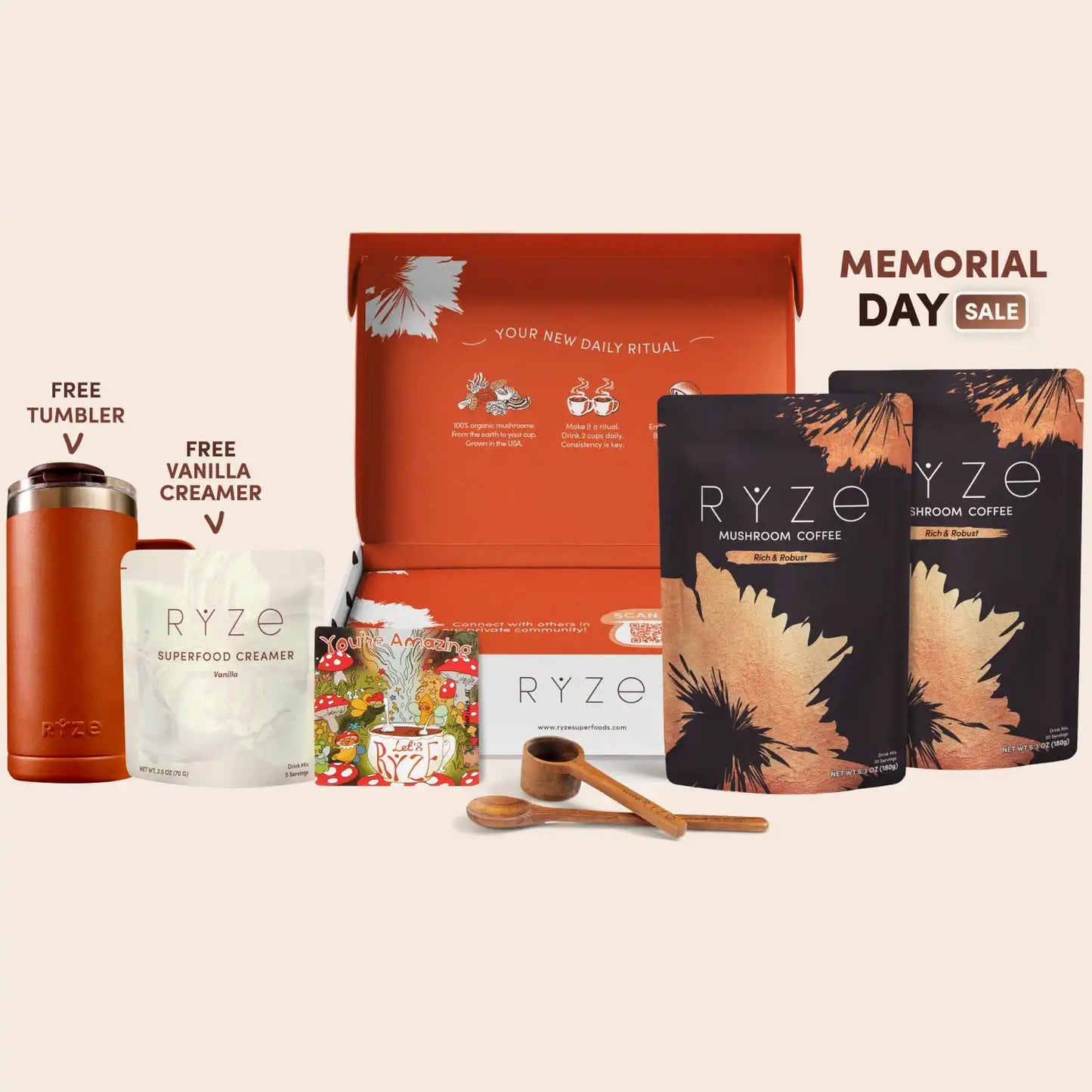 Mushroom Coffee Dark Roast Starter Kit (Upgrade) - EJMS