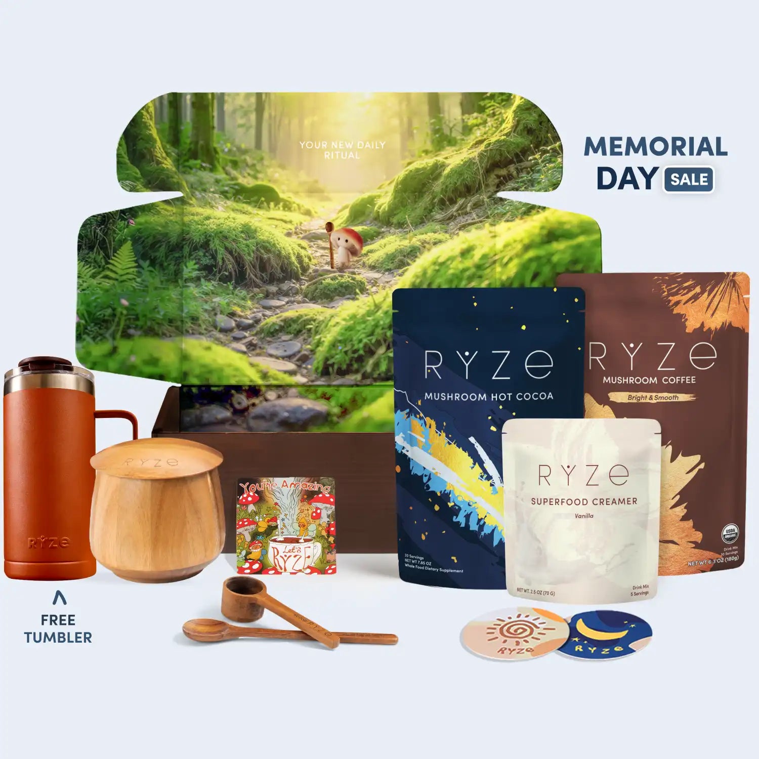 RYZE Ritual Set (Cocoa + Coffee) - CAEK