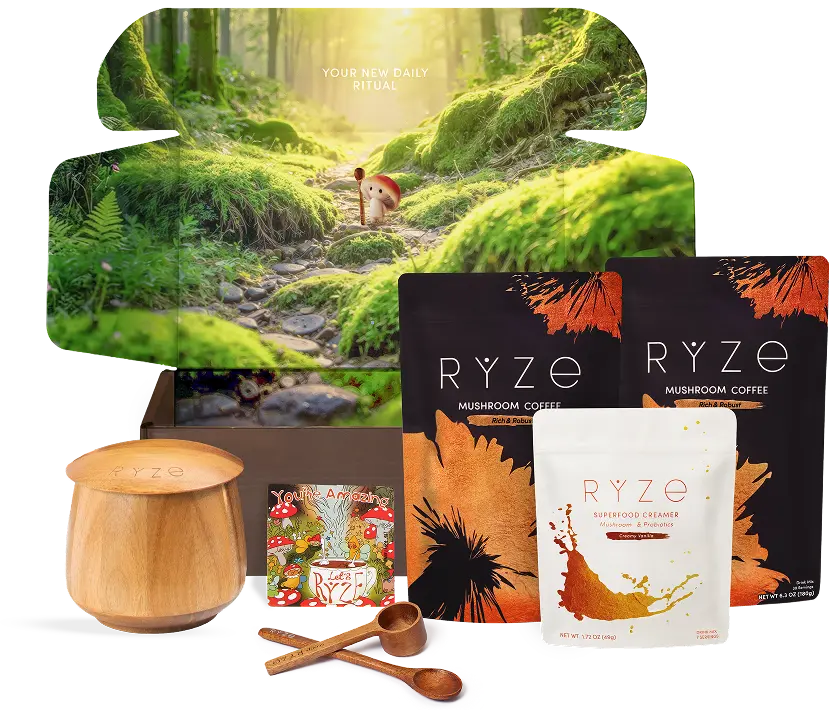 Ryze Dark Roast Ritual Set 3 Month Plan - QXNY