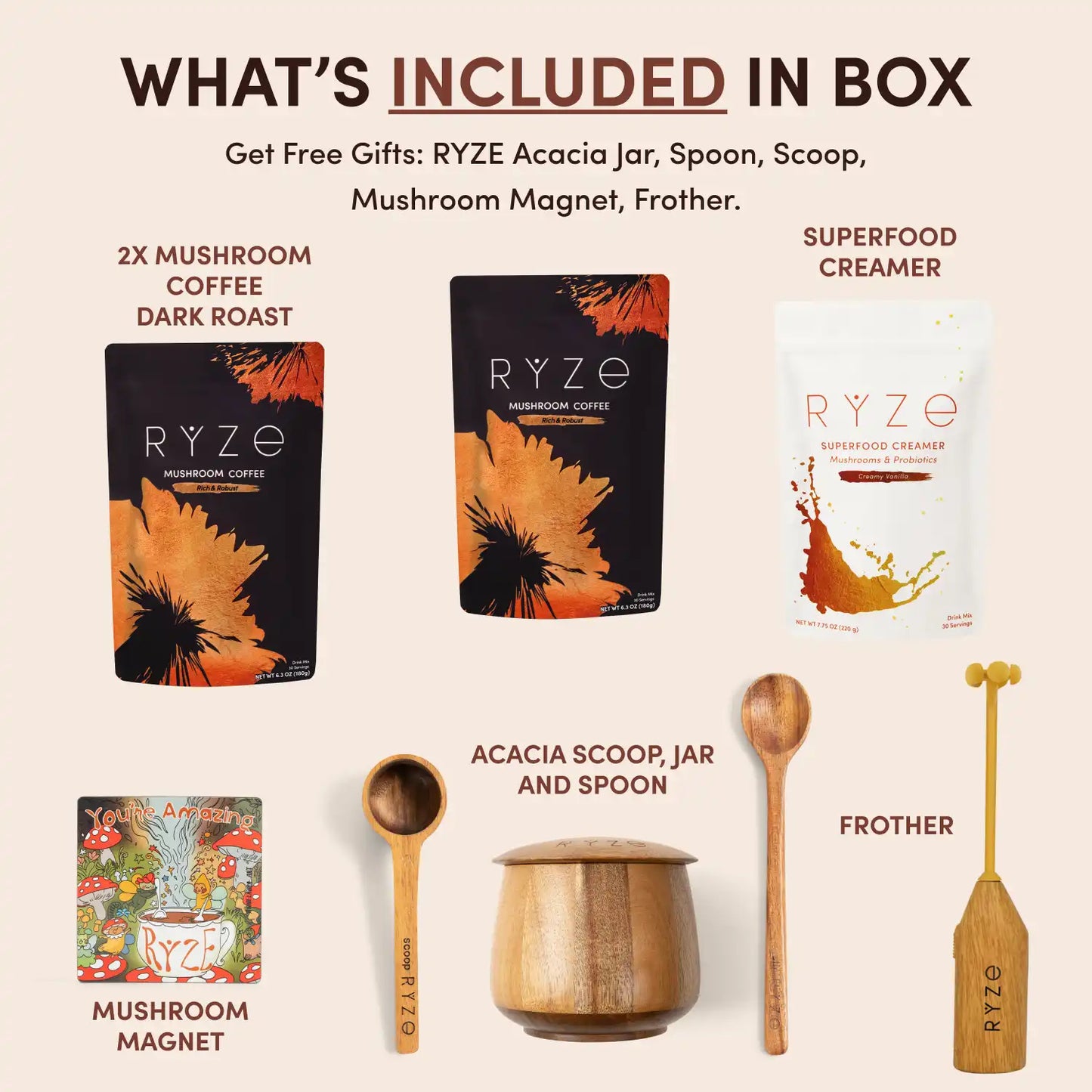 Mushroom Coffee Ritual Set - 52H5