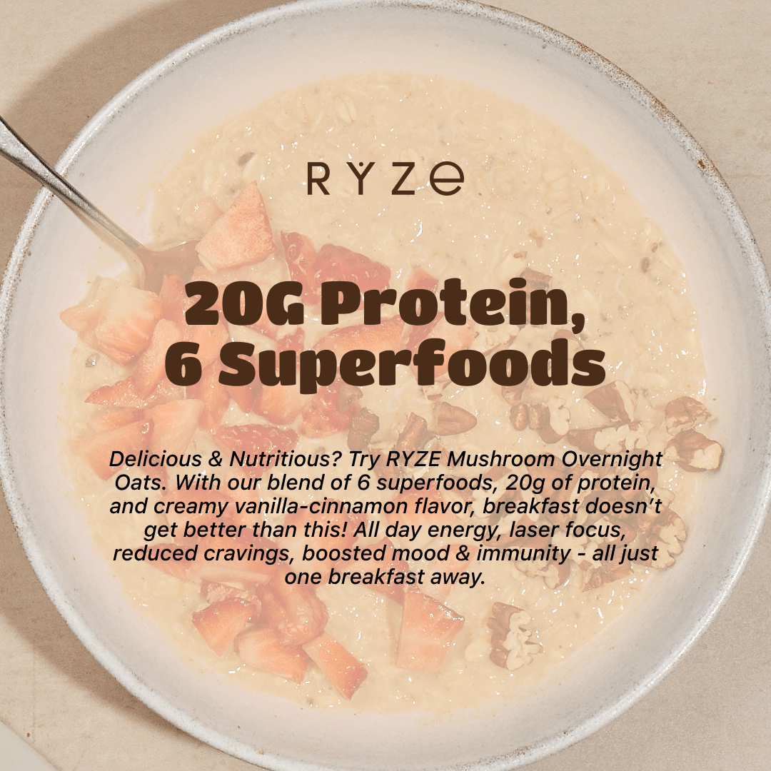 Mushroom Overnight Oats Pack (28 Servings) - FP2A