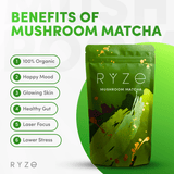RYZE Organic Mushroom Matcha Starter Kit (60 servings) - FEAA